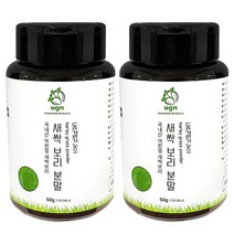 유지앤 유기농 어린잎 새싹보리 동결건조 분말, 50g, 2개