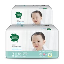 그린핑거 판테딘 더마 밴드형 기저귀 아동용 중형 3단계(7~11kg), 100매