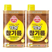 오뚜기옛날 참기름, 500ml, 2개