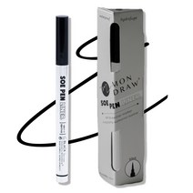 몬드로우 리퀴드 붓펜 아이라이너 1ml, 블랙, 1개