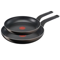 테팔 티타늄 액티쿡 프라이팬 2종세트, 블랙커피, 프라이팬 26cm + 30cm