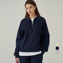 Elle Girl 릴렉스핏 하프집 스웻셔츠