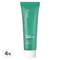 플리프 시카 알로에 여드름 완화 약산성 클렌징 젤 폼, 50ml, 4개