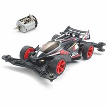 타미야 레이서 미니사구 시리즈 자동차 Neo-VQS VZ 섀시 18094 + Atomic Tuned 2 Motor PRO 15486, 혼합색상