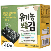 아이배냇 유기 보들 김, 김맛, 20g, 4세트