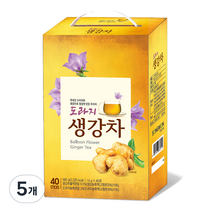 송원 도라지생강차, 14g, 40개입, 5개