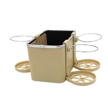 크로니클 콘솔박스 컵홀더 겸 멀티 수납함 2구, 3구, 베이지