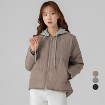 캐럿 여성용 디테쳐블 후디 MA-1 자켓