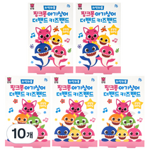 아텍스 핑크퐁 아기상어 더밴드 키즈밴드 혼합형 랜덤 발송, 16p, 10개