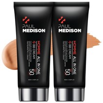 폴메디슨 옴므 올인원 비비크림 60ml SPF 50+ PA+++, 2개