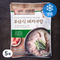 오프라이스 상해기 부산식 돼지국밥 (냉동), 600g, 5개