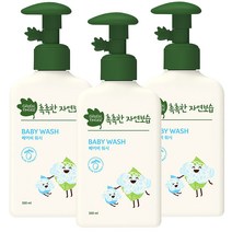 그린핑거 촉촉한 자연보습 베이비 워시, 320ml, 3개