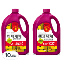 아토세이프 드럼겸용 집먼지진드기 세탁세제, 2.5L, 10개