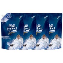 피죤 고농축 리치퍼퓸 시그니처 섬유유연제 아이스플라워 리필, 1.7L, 4개