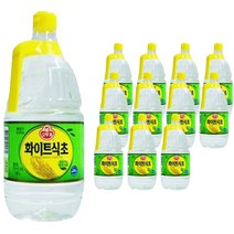 [오뚜기] 화이트 식초, 1.8L, 12개