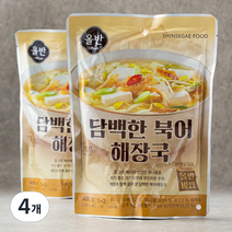 올반 키친 담백한 북어 해장국, 480g, 4개