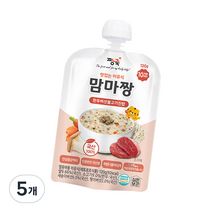 짱죽 맛있는 이유식 맘마짱 10개월부터 레토르트이유식, 한우버섯불고기진밥, 120g, 5개