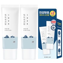 라운드랩 1025 독도 선크림 SPF50+ PA++++, 2개, 35ml