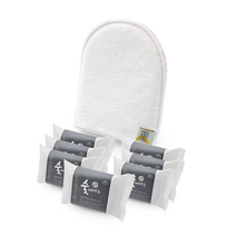 오션타올 실속미용 장갑 + 숯때비누 7p, 1세트