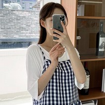 오키 여성용 쫀득 데일리 5부 티셔츠