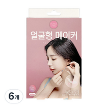 도도레이블 얼굴형 메이커 테이프, 6개