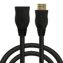 컴길 HDMI 2.0Ver 연장 케이블 블랙, 1개, 3m