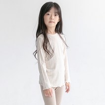 [아동흰색블라우스] 예루예나 여아용 스카시 로맨틱 티셔츠