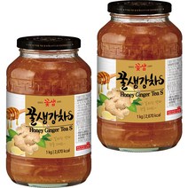 꽃샘식품 꿀생강차 S, 1kg, 2개