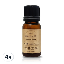 퓨어스 쥬니퍼베리오일, 10ml, 4개