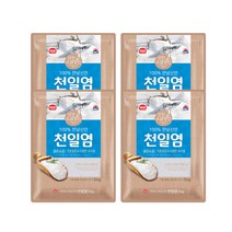 해표 천일염 굵은소금, 5kg, 4개