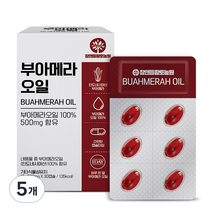 참앤들황토농원 부아메라 오일, 30정, 5개, 30정