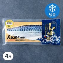 고래미 고등어 초절임 시메사바 대 (냉동), 4개, 150g
