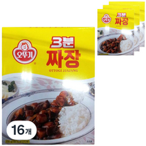 오뚜기 3분짜장, 200g, 16개