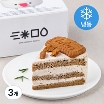 삼초마을 커피쿠키 조각케이크 (냉동), 70g, 3개
