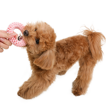 뽀시래기 강아지 오링 치실장난감 S, 피치, 1개