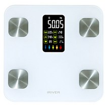 아이리버 대형 LCD 스마트 인바디 체중계, BF-L303B, 화이트