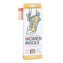 드림하트 여성용 천연 라텍스 일반타입 인솔 깔창
