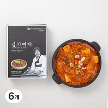 상촌식품 권기옥명인 김치찌개, 350g, 6개