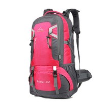 대용량 포켓 등산가방 40L, 핑크