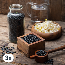 대구농산 검은콩 콩나물콩 약콩, 400g, 3통