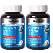 뉴트리디데이 rTG 알티지 오메가3 골드, 1,020mg x 90캡슐, 2개