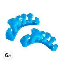 닥터펠비스 발이 편한 발가락 링 보석타입 루비, 6개