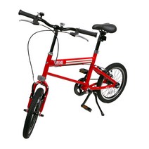 라스타 미니 벨로 바이크 40.64cm RSZ1603 90% 조립배송, 레드, 124cm