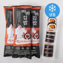 올곧 바바김밥 매콤제육김밥 (냉동), 3개입, 230g