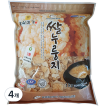 황실미가 쌀누룽지, 1kg, 4개
