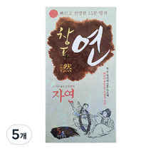 중외제약 창포연 염색제, 5호 자연갈색, 5개
