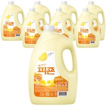 피죤 레귤러 섬유유연제 옐로미모사 본품, 4210ml, 8개