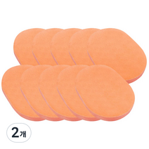 나도미인 해면 스폰지 13T 10p, 살구, 2개