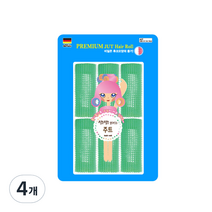 주트 헤어롤 특대 6p, 랜덤발송, 4개