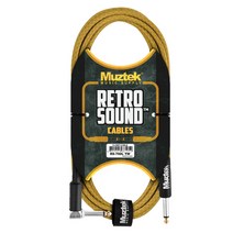 뮤즈텍 레트로 사운드 기타케이블 앵글형 RS-700L TW, 7m, 혼합색상, 1개